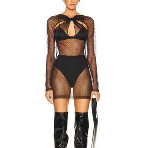 Coperni Twisted Cut-Out Jersey Dress